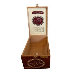 Cusano Paired Maduros Aged 18 Years Gordo 6 1/2 x 54 Empty Cigar Box with Latch